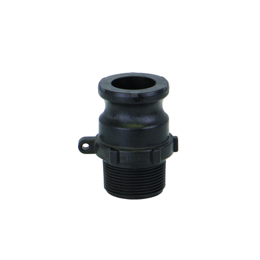 PP Adapter 1 1/2-inch MQDC X 1 1/2-inch MBSP | 150FB | Banjo Corporation | Category-Adapter, Connector Type-Male BSP, Connector Type-Male QDC