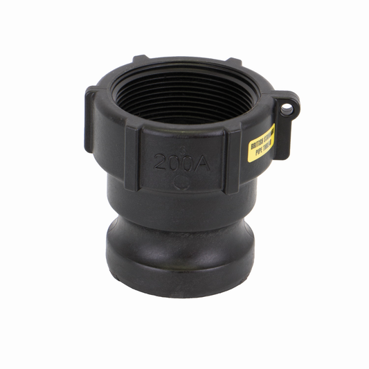 PP Adapter 2-inch MQDC X 2-inch FBSP | 200AB | Banjo Corporation | Category-Adapter, Connector Type-Female BSP, Connector Type-Male QDC