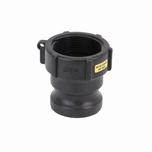 PP Adapter 2-inch MQDC X 2-inch MBSP | 200ABP | Banjo Corporation | Category-Adapter, Connector Type-Male BSP, Connector Type-Male QDC