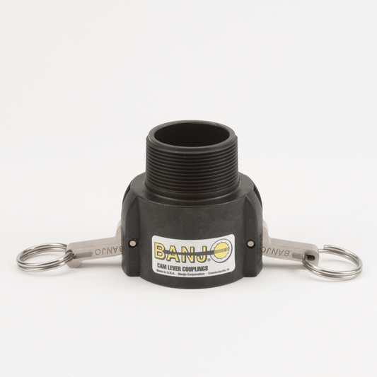 PP Adapter 2-inch FQDC X 2-inch MBSP | 200BB | Banjo Corporation | Category-Adapter, Connector Type-Female QDC, Connector Type-Male BSP