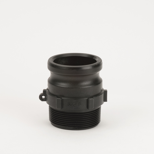 PP Adapter 3-inch MNPT X 3-inch MQDC | 300F | Banjo Corporation | Category-Adapter, Connector Type-Male NPT, Connector Type-Male QDC