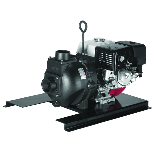 3-inch CI Pump w/ 13HP Honda Engine w/ Electric Start Pull R | 333PIH13 | Banjo Corporation | Category-Pump, Connector Type-Female NPT, Material-Cast Iron
