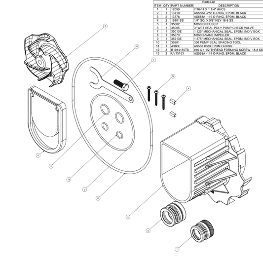 M350 Repair Kit | 35000 | Banjo Corporation