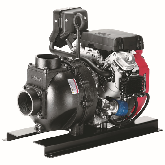 4-inch CI Pump w/ 24 HP Honda Engine | 444PIH24 | Banjo Corporation | Category-Pump, Connector Type-Female NPT, Material-Cast Iron