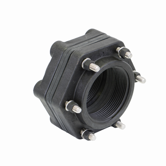 3" X 3" Threaded Bolted Tank Flange w/ EPDM Gasket