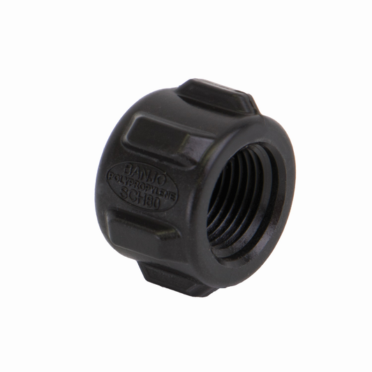 PP Cap 3/8" FNPT