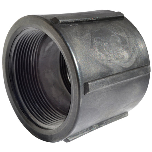 PP Coupler 1/2-inch FNPT X 1/2-inch FNPT | CPLG050 | TerreMax | Category-Adapter, Connector Type-Female NPT, Material-Polypropylene