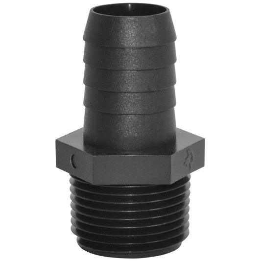 PP Adapter 3/4-inch MGHT X 1-inch HB | D3410P | TerreMax | Category-Adapter, Connector Type-HB, Connector Type-Male GHT
