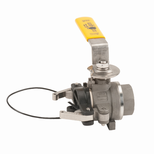 1-inch SS FP Male X Female NPT w/ PTFE Seals | DM100ASS | Banjo Corporation | Category-Valve, Connector Type-Female NPT, Connector Type-Male Dry Mate