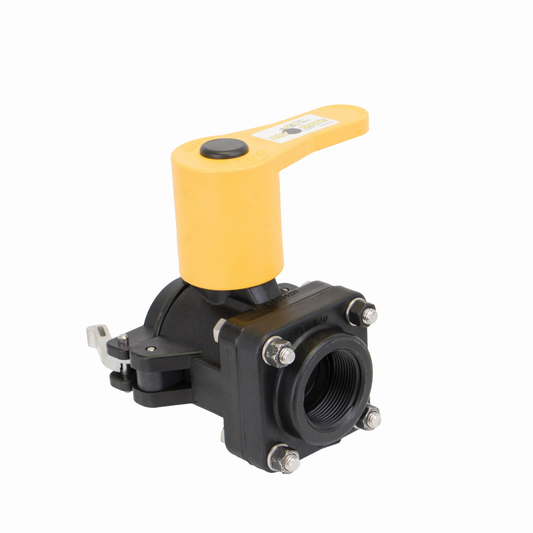 1 1/2-inch Poly DM Male X Female NPT w/ EPDM Seals | DM150AE | Banjo Corporation | Category-Valve, Connector Type-Female NPT, Connector Type-Male Dry Mate