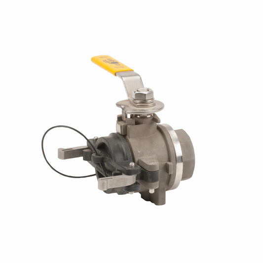 1 1/2-inch SS FP Male X Female NPT w/ PTFE Seals | DM150ASS | Banjo Corporation | Category-Valve, Connector Type-Female NPT, Connector Type-Male Dry Mate