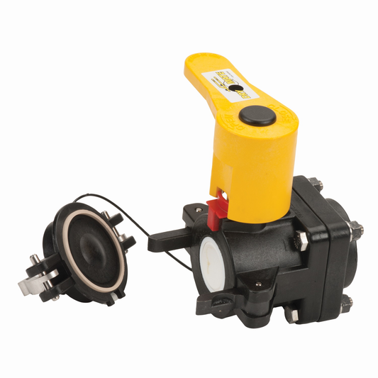 2-inch Poly DM Male X Female BSP w/ FKM Seals | DM200AB | Banjo Corporation | Category-Valve, Connector Type-Female BSP, Connector Type-Male Dry Mate