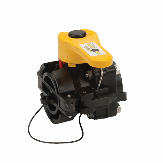 2-inch Poly DM Female X Female BSP w/ FKM Seals | DM200DB | Banjo Corporation | Category-Valve, Connector Type-Female BSP, Connector Type-Female Dry Mate