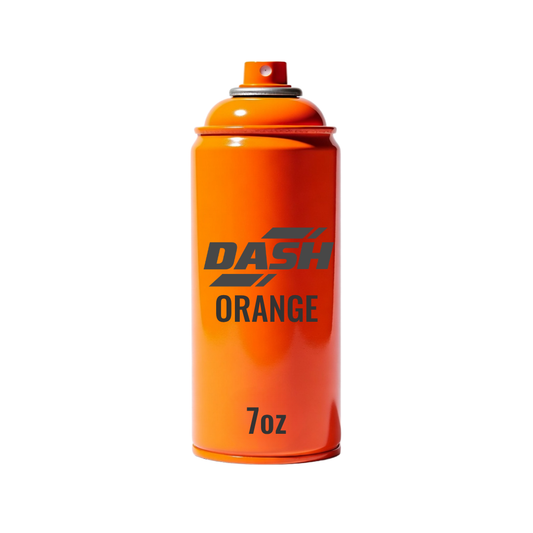 DASH Orange Touch Up Spray Paint Aerosol Can - 7 oz