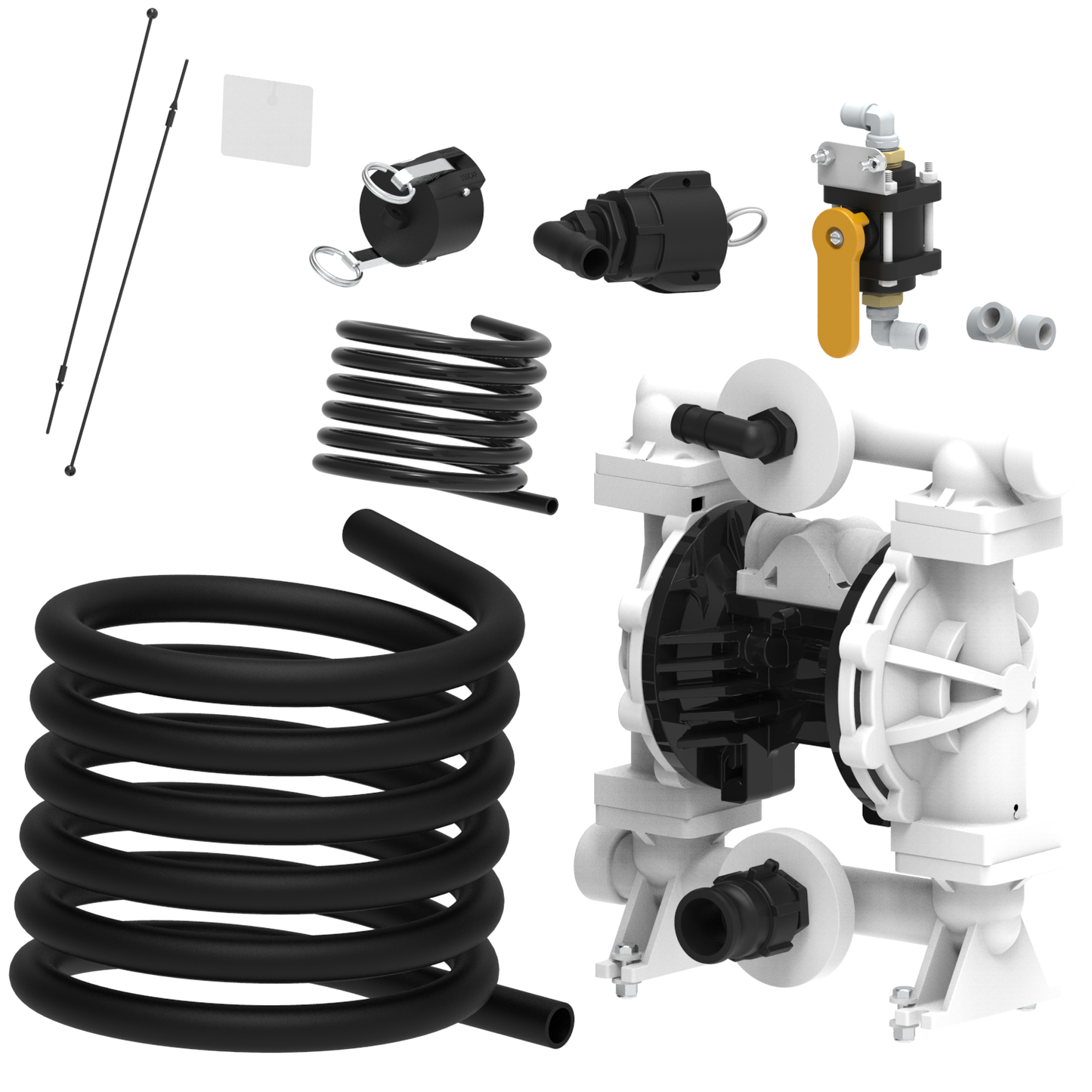 1" Air Diaphragm Pump KIT