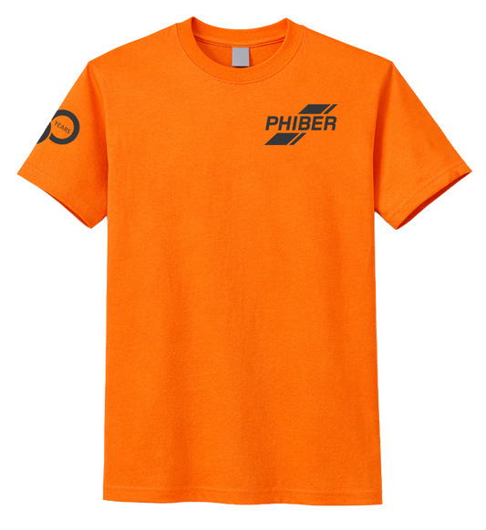 3XL - PhiBer Adult Unbound Orange T-Shirt - 3XL - Heavy Cotton
