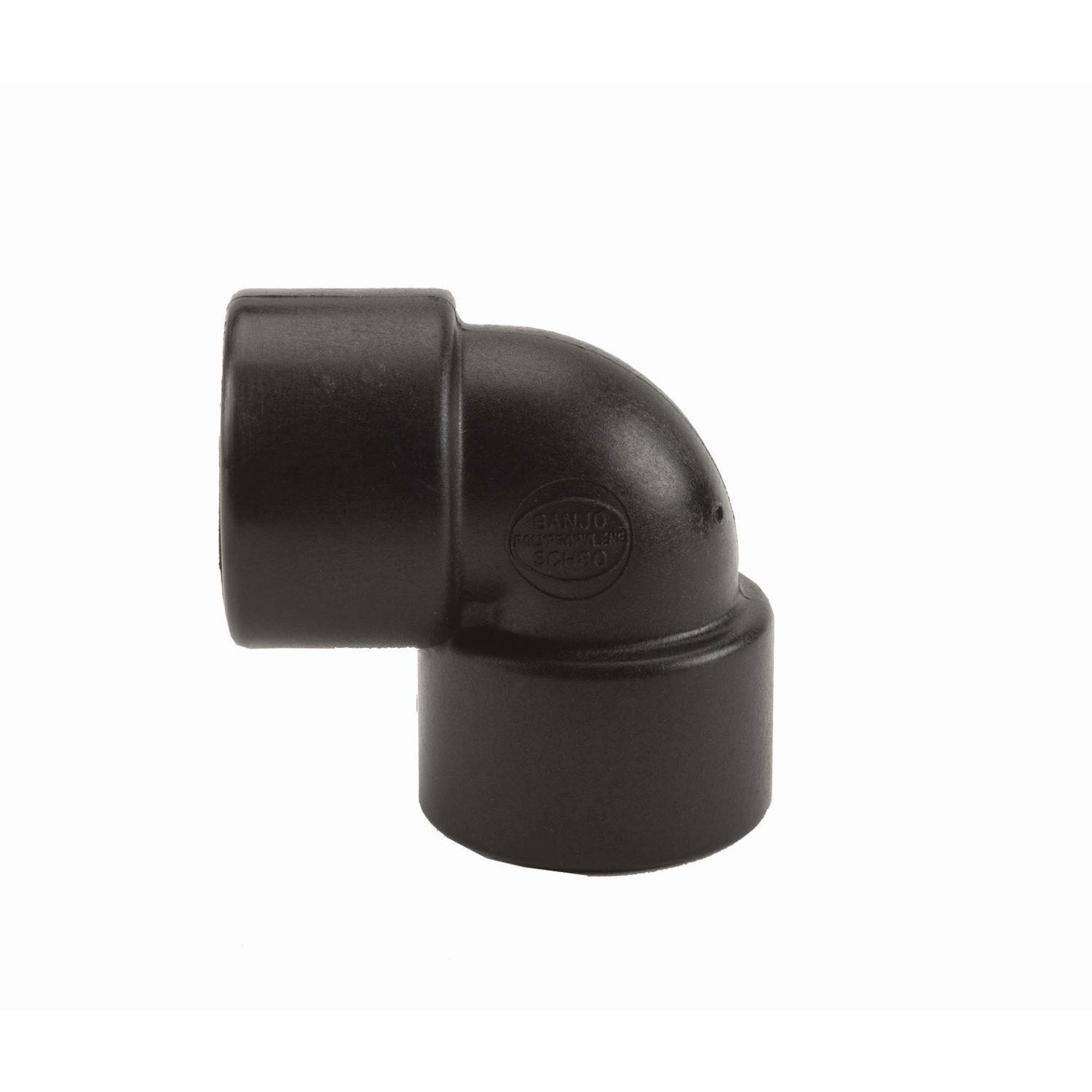 PP Elbow 90 DEG 1-inch FNPT X 1-inch FNPT | EL100-90 | Banjo Corporation | Category-Elbow, Connector Type-Female NPT, Material-Polypropylene