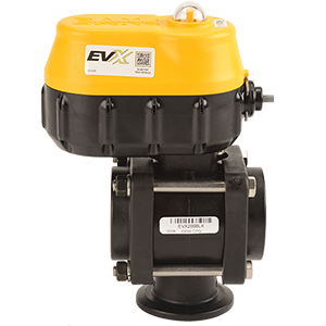 2-inch EVX SP NPT Bottom Load 3/4-inch SEC WWC 3W | EVX200BL | Banjo Corporation | Category-Valve, Connector Type-Female NPT, Material-Polypropylene