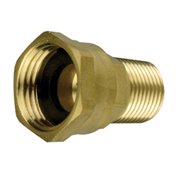 FEMALE GHT SWIVEL TO MALE PIPE 1/2"