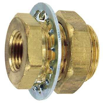 BULKHEAD COUPLING 1/4" 1/4" 1.50"