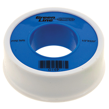 TEFLON TAPE 1/2-inch WIDE, 520-inch LONG | G10P | Greenline Hose & Fittings | Category-Sealant, Material-PTFE, Size-0.5-inch
