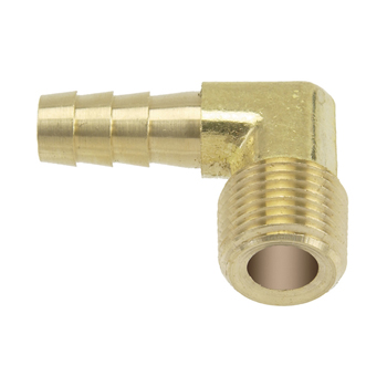 90 DEG MALE NPT HOSE BARB 1/4-inch 5/16-inch | G21B90-025-031 | Greenline Hose & Fittings | Category-Elbow, Connector Type-HB, Connector Type-Male NPT