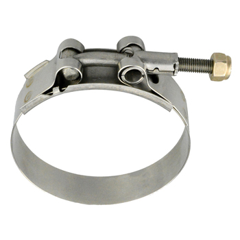 KODIAK ALL STAINLESS T-BOLT CLAMP MIN SIZE 1.38 X MAX SIZE 1.52"