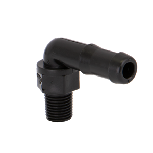 PP Elbow 90 DEG 1/4" MNPT X 1/2" HB | HB025/050-90 | Banjo Corporation