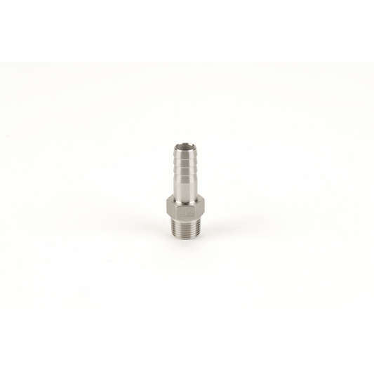 SS Adapter 3/8-inch MNPT X 3/8-inch HB | HB038SS | Banjo Corporation | Category-Adapter, Connector Type-HB, Connector Type-Male NPT