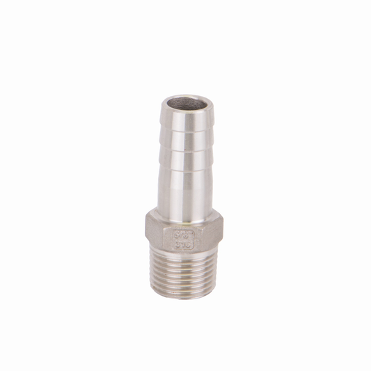 SS Adapter 1/2-inch MNPT X 5/8-inch HB | HB050-058SS | Banjo Corporation | Category-Adapter, Connector Type-HB, Connector Type-Male NPT