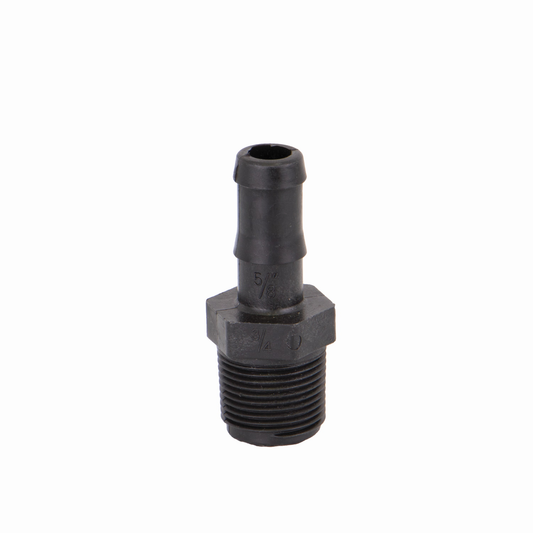 PP Adapter 3/4-inch MNPT X 5/8-inch HB | HB075-058 | Banjo Corporation | Category-Adapter, Connector Type-HB, Connector Type-Male NPT