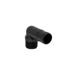 PP Elbow 90 DEG 1 1/4" MNPT X 1 1/2" HB | HB125/150-90 | Banjo Corporation