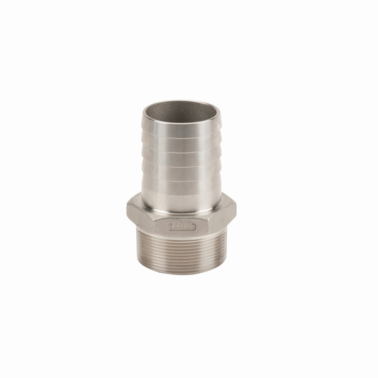 SS Adapter 2-inch MNPT X 2-inch HB | HB200SS | Banjo Corporation | Category-Adapter, Connector Type-HB, Connector Type-Male NPT