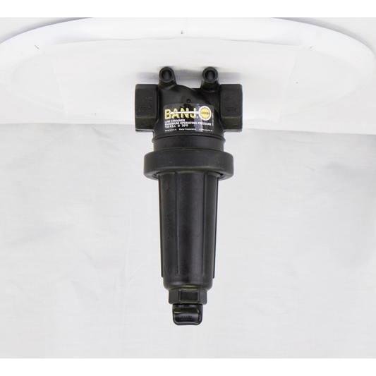 3/4-inch X 3/4-inch T Strainer w/ 16 Mesh SS Screen | LST075-16 | Banjo Corporation | Category-Line Strainer, Connector Type-Female NPT, Material-Polypropylene