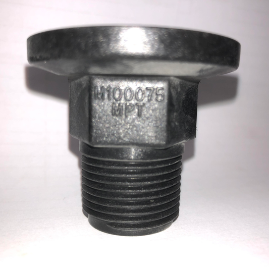 PP Adapter 1-inch Flange X 3/4-inch MNPT | M100075MPT | TerreMax | Category-Adapter, Connector Type-Male NPT, Connector Type-Manifold Flange