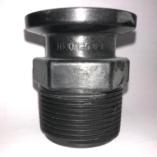 PP Adapter 1-inch Flange X 1 1/4-inch MNPT | M100125MPT | TerreMax | Category-Adapter, Connector Type-Male NPT, Connector Type-Manifold Flange