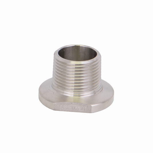 SS Adapter 1-inch FLG X 1-inch MNPT | M100MPTSS | Banjo Corporation | Category-Adapter, Connector Type-Male NPT, Connector Type-Manifold Flange