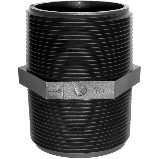 PP Adapter 3/8-inch MNPT X 3/8-inch MNPT | M3800P | TerreMax | Category-Adapter, Connector Type-Male NPT, Material-Polypropylene