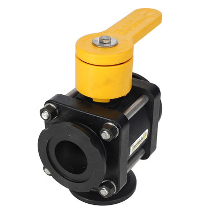 2" Bottom Load Flange Valve w/ Raised Handle | MV200BLEH