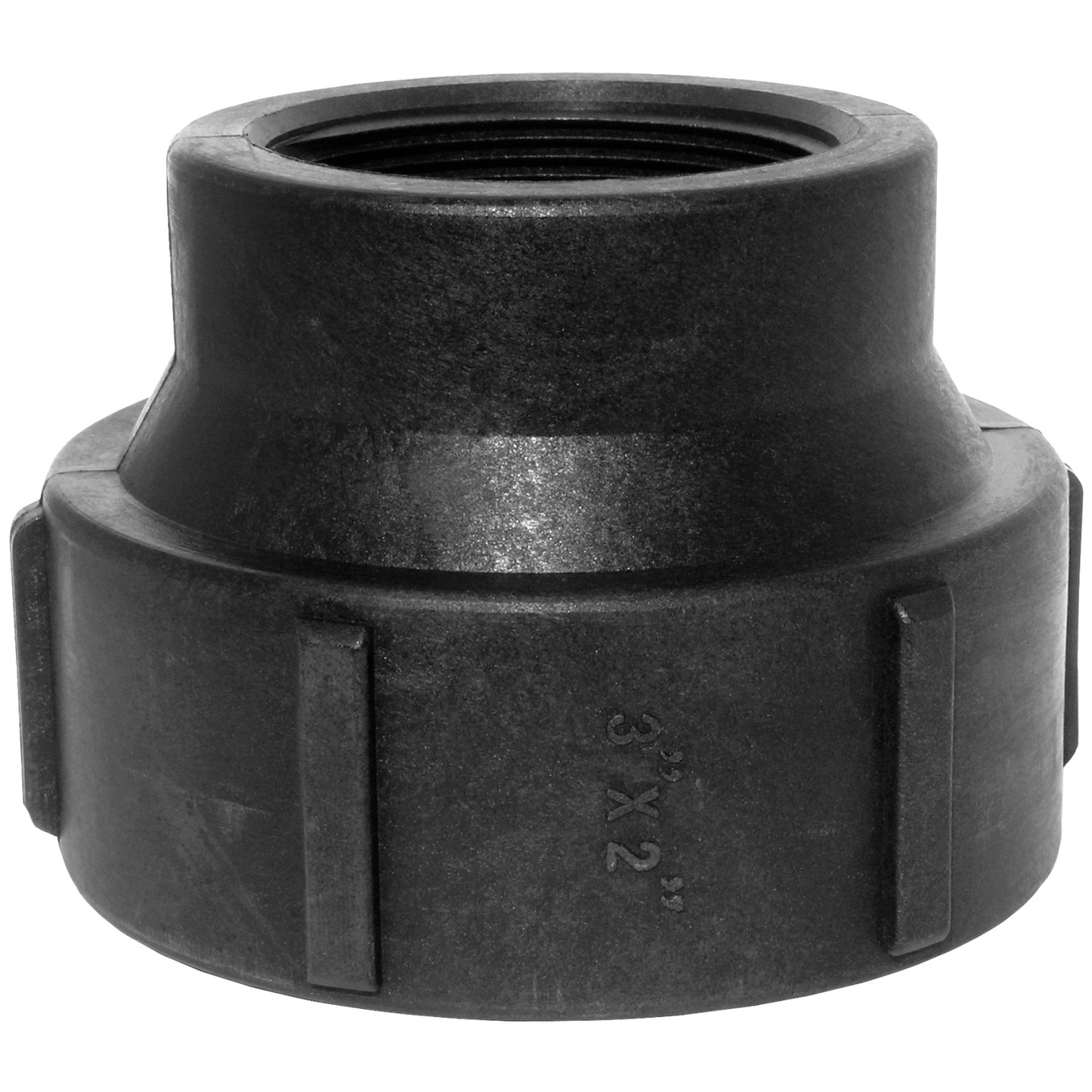 PP Adapter 1 1/2-inch FNPT X 1-inch FNPT | RC150100 | TerreMax | Category-Adapter, Connector Type-Female NPT, Material-Polypropylene