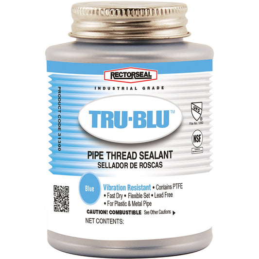 RectorSeal Tru Blue 8 oz w/ Brush in Cap 24/Case