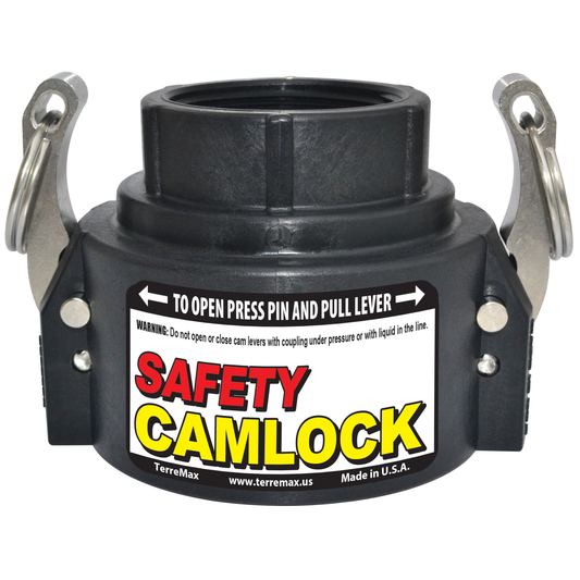 PP Adapter 3-inch FQDC X 2-inch FNPT | SAF300200D | TerreMax | Category-Adapter, Connector Type-Female NPT, Connector Type-Female QDC