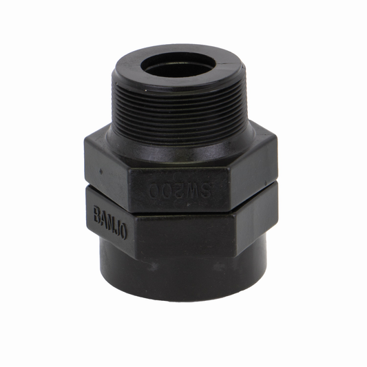 2-inch Male X 2-inch Female Swivel | SW200 | Banjo Corporation | Category-Adapter, Connector Type-Female NPT, Connector Type-Male NPT