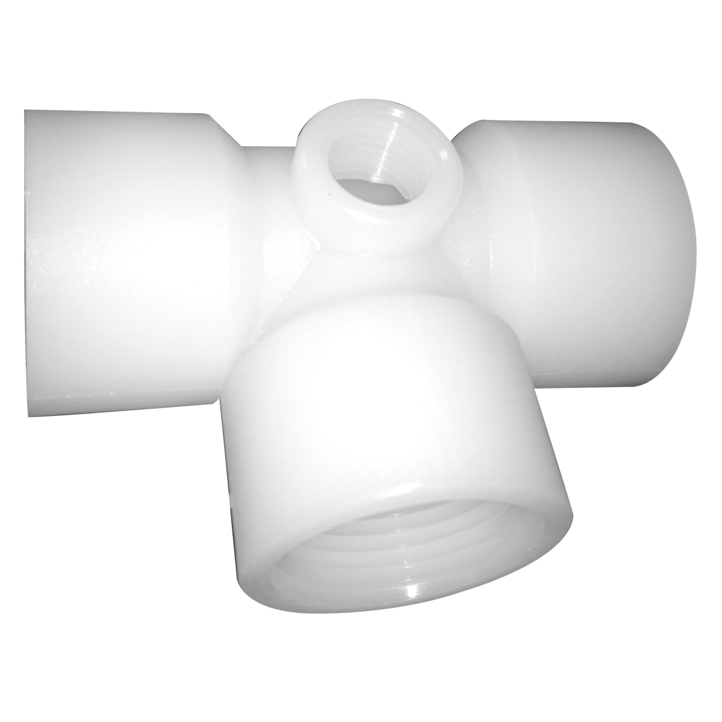 PL Tee 1/4-inch TAP 1-inch FNPT X 1-inch FNPT | TT10014 | TerreMax | Category-Tee, Connector Type-Female NPT, Material-Nylon