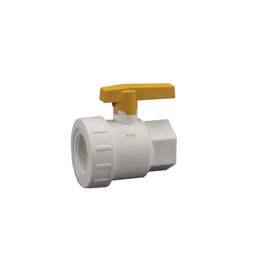2-inch FDA Union Valve Buna | UV204FPFDBN | Banjo Corporation | Category-Valve, Connector Type-Female NPT, Material-Polypropylene