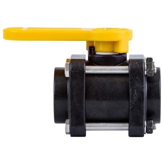 PP Valve 1/2-inch FNPT X 1/2-inch FNPT | V050FPY | TerreMax | Category-Valve, Connector Type-Female NPT, Material-Polypropylene