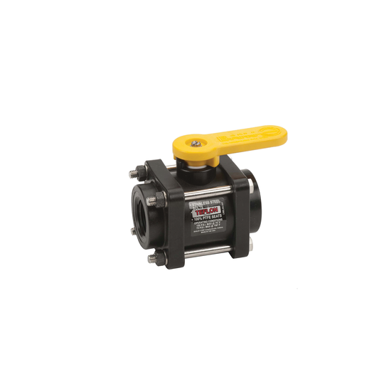 1-inch FP FNPT Poly Valve, PTFE | V100FPT | Banjo Corporation | Category-Valve, Connector Type-Female NPT, Material-Polypropylene