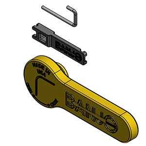 EVX Handle Kit 2-inch SP/FP | VP20153 | Banjo Corporation | Category-Valve, Type-Electric Valve, Type-Replacement Part