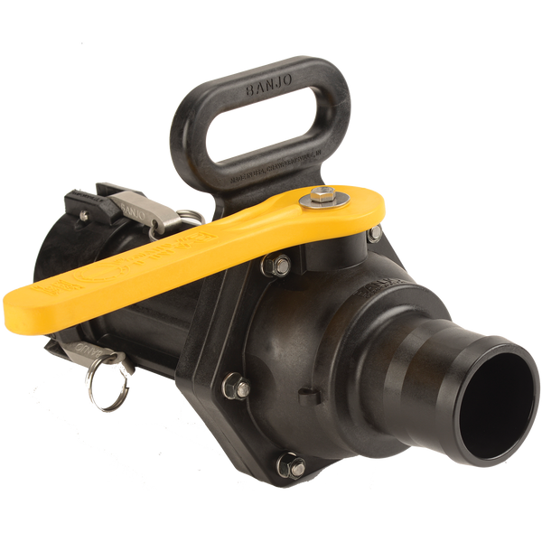 3-inch FP Easy Fill Valve w/ Handle | VSBHB305FP | Banjo Corporation | Category-Valve, Connector Type-Female QDC, Connector Type-HB