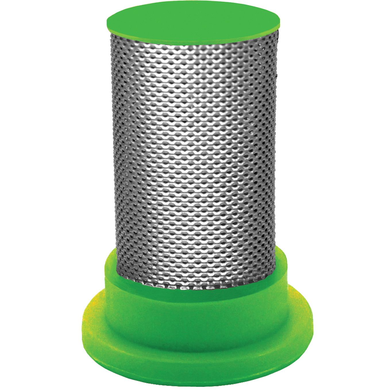 Tip Strainer 100 Mesh SS Screen w/ Check Valve Green